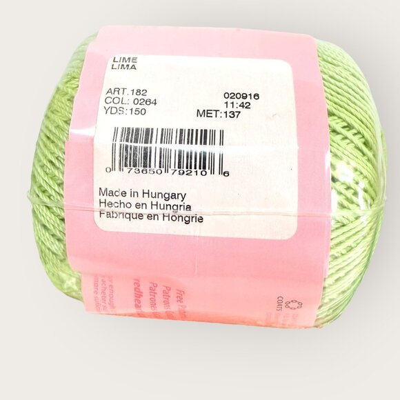 Lot of 6 Aunt Lydias Fashion Size 3 Crochet Thread Assorted Colors Cotton - Picture 4 of 7